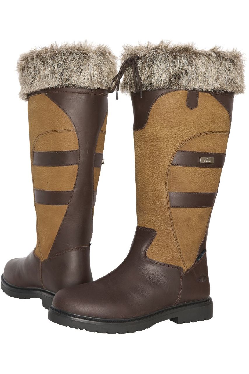 2022 HV Polo Womens Katerina Long Winter Boots 2001093452 Brown Cognac The Drillshed